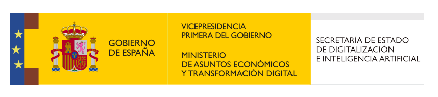 Logo de SECRETARÍA DEL ESTADO DE DIGITALIZACIÓN E INTELIGENCIA ARTIFICIAL